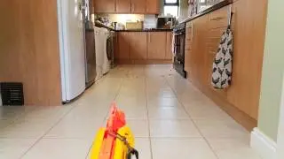 NERF Havok Fire EBF-25 machine gun firing