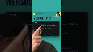 Javascript, WebSocket In JS #javascript #shorts