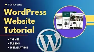 WordPress Website Tutorial| Full ProfessionalWebsite Tutorial For Beginners 2023|WordPress Tutorial