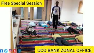 yoga session for uco bank zonal office employees by vishwa sree yadla for more sessions connect