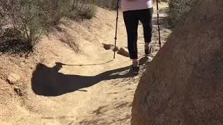 The Hike to Potato Chip Rock - Poway, CA