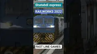 WDP4D Shatabdi Express 130.31 KMHP High Speed Train Railworks 2022 Train simulator Classic 2022