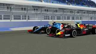 ALPINE F1 2021 Test triple screen assetto corsa///////////