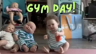 Reborn Baby&rsquo;s First Day at Daycare Gym!