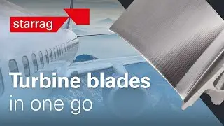 LX 021 cost effective solution for turbine blades in one go from forged blank for aerospace turbines