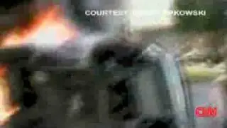 AMAZING Car Fire Rescue - Mom, Kids Rescued From Burning SUV