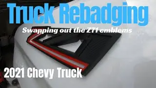 Chevy z71 badge swap: rebadging the Z71 truck badges