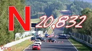 N 20,832 N&uuml;rburgring NORDSCHLEIFE HIGHlights 2016 Touristenfahrten FUN ACTION SPEED Crash Green Hell