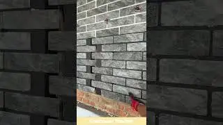 Forget Cement! The Fastest Wall Building You'll Ever See! #shorts #smartwork