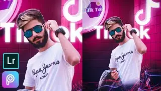 Tiktok Star - Picsart Tiktok Photo Editing Tutorial - lightroom pink tone Editing The Suraj Creation