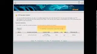 Controlling FTP sessions