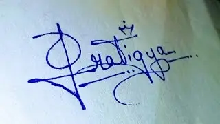 Stylish signature for Pratigya 💕 How to sign your name :pratigya ||Signature styles||#firstkalakar