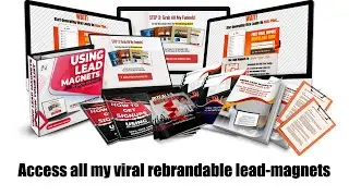 Access all my viral rebrandable lead-magnets