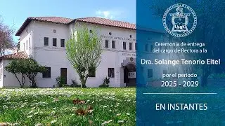 Ceremonia de Investidura Rectora UMCE Dra. Solange Tenorio Eitel
