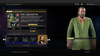 Black Ops 4 New The Liquidator Blackout Character Showcase