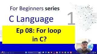 Ep 07    #For Loop Statements in #C Programming