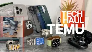 Can TEMU&rsquo;S BUDGET TECH Compete? iPhone 16Pro & Apple Watch Accessories TECH HAUL