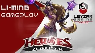 Heroes of the Storm Ranked Gameplay - Li-Ming W Build (HotS Li-Ming Gameplay Team League)