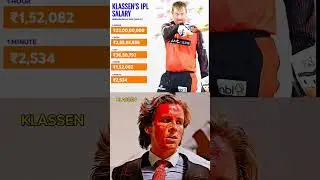 KLASSEN'S IPL SALARY BREAKDOWN AT SRH(2025-27) #cricket #viral #reels #trending #ipl #srh #klassen