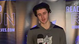 Get to know Sudbury Wolves Defenceman Nolan Collins