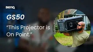 Лучший проектор для заднего двора с мощными динамиками &mdash; BenQ GS50