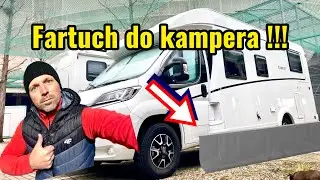 Prosty patent na wiatr pod kamperem! Fartuch przeciwwiatrowy DIY 🚐💡