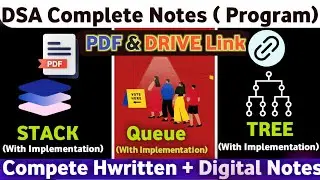 Stack And Queue in Data Structure Notes | DSA Stack And Queue Complete Notes | Learn Boost 🚀