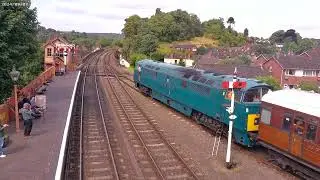 D1015 Western Champion masquerading as D1011 Western Thunderer at Bewdley