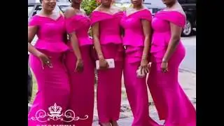 African Bridesmaids Dresses #2019 Collections #