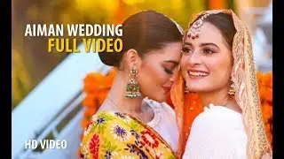 Aiman Khan & Minal Khan at Aiman & Muneeb Dholki Video | Ebuzztoday