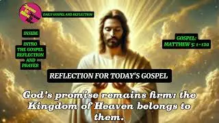 Jesus proclaims the Beatitudes, revealing God&rsquo;s vision of true happiness and holiness.