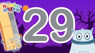 Numberblocks Halloween 29 - Numberblocks Adventure 3 to find 29 | Number Counting Fanmade