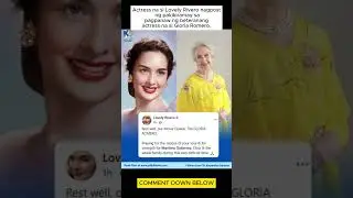 si Lovely Rivero nagpost ng pakikiramay sa pagpanaw ng beteranang actress na si Gloria Romero.