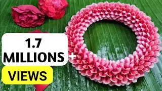 Rose Petals Garland for hair/gajra/Bridal veni/ Bridal hairstyle/Paneer rose/Damask rose/rose petals