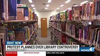 Protest planned over library controversy
