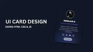 Build a Glassmorphism Profile Card with Mouse-Tracking Glow in 20 Minutes
