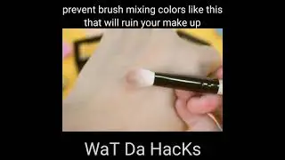 DIY - MAKEUP BRUSH CLEANER  #shorts