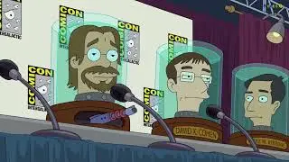 [Futurama] Bender Gets Shot For Asking About the Simpsons by Matt Groening's Head (See Description)