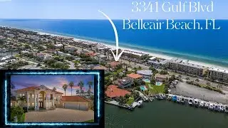 Mediterranean Luxury 5 Bed/5.5 Bath/3 Car Garage Mansion on the Beaches of Belleair Florida