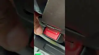 Fasten and unfasten car seat belt sound