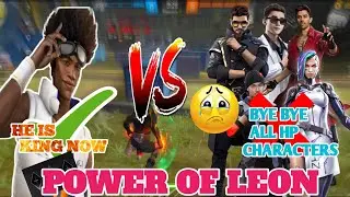 POWER OF LEON CHARACTER IN FREEFIRE|| LEON CHARACTER ABILITY TEST IN TAMIL🔥