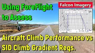 Использование программы ForeFlight для оценки характеристик набора высоты самолётом в соответстви...