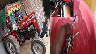 ट्रेक्टर का डीजल टेंक ओर जाली केसे साफ़ करे ?How to clean diesel tank and grate of tractor ?//Massey