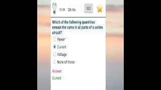 top MCQ of basic electrical engineering#short#jeeeinstitute
