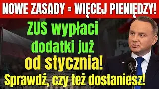 Uwaga Seniorzy! ZUS ujawnia nowe zasady emerytalne &ndash; dodatkowe pieniądze już od stycznia!