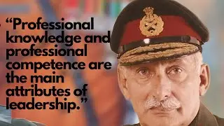 A fiery  speech on Leadership by  Field Marshal Sam Manekshaw !1