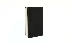 Amazon Basics Carnet classique, A5, lign&eacute;, Grand Format, noir