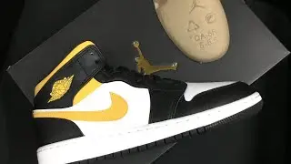 AIR JORDAN 1 MID POLLEN GS #jordan1mid #sneakers #shorts