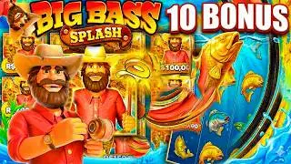 I spent it all on 10 bonuses at Big Bass Splash and made a winning bet for the day.