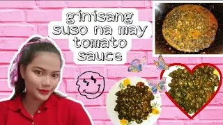 #ginisang suso na may tomato sauce😋😋 #exotic